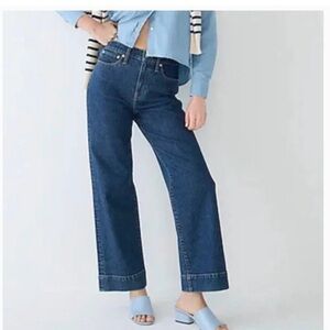 J.Crew Slim Wide-Leg Jean Blue 29